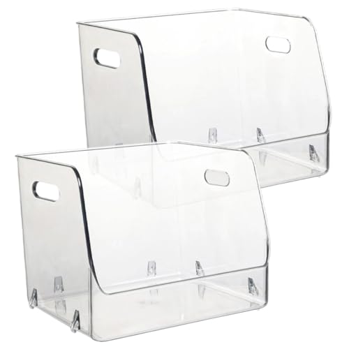 Gatuida 2 Stück Transparente Tisch Organizer Aufbewahrungsbox mit Tragegriff Stapelbar Multifunktional für Büro Schlafzimmer Kosmetik und Kleinteile Kompakte Kleine Aufbewahrungslösung Gatuida 2 Stück Transparente Tisch Organizer Aufbewahrungsbox mit Tragegriff Stapelbar Multifunktional für Büro Schlafzimmer Kosmetik und Kleinteile Kompakte Kleine Aufbewahrungslösung von Gatuida