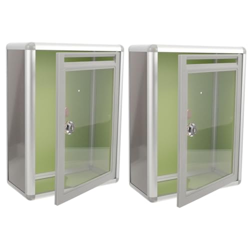 Gatuida 2 Stück Transparenter Wandbriefkasten mit Schloss Metall Briefkasten für Zuhause und Büro Abschließbar Platzsparend Multifunktional als Post und Vorschlagsbox Robust und Langlebig Gatuida 2 Stück Transparenter Wandbriefkasten mit Schloss Metall Briefkasten für Zuhause und Büro Abschließbar Platzsparend Multifunktional als Post und Vorschlagsbox Robust und Langlebig von Gatuida