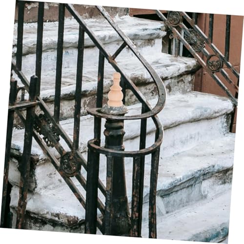 Gatuida 2stücke Holzendstücke Dekorativ Unbehandelt Holz Für Bettpfosten Dübel-endstück Fahnenmast-aufsatz Treppenaufsätze Basteln Heimdekoration Gatuida 2stücke Holzendstücke Dekorativ Unbehandelt Holz Für Bettpfosten Dübel-endstück Fahnenmast-aufsatz Treppenaufsätze Basteln Heimdekoration von Gatuida