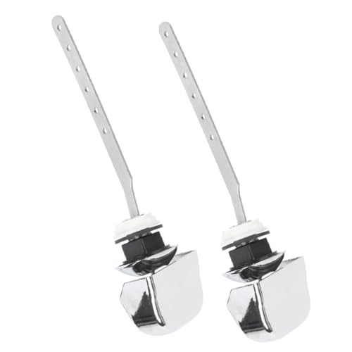 Gatuida 2 Stück Universeller Toiletten spülhebel aus Robustem Kunststoff eisen Seitliche Montage Langlebiger Ersatzgriff für Wc spülkasten Geeignet für Haus und Hotelbad von Gatuida