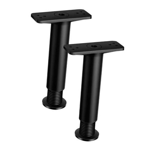 Gatuida 2 Stück Verstellbare Bettbeine Höhenverstellbare Möbelstützen für Bettgestelle Robust und Langlebig Ersatzteile für Bett Sofa und Tisch Höhenverstellbar von Gatuida