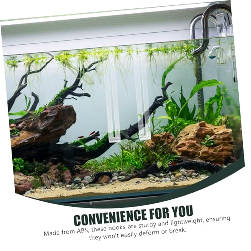Gatuida 2 Stück Verstellbare Transparente Aquarium Haken für Schildkröten Sonnenplatz Platzsparend Langlebig Vielseitig Einsetzbar für Aquarien Terrariengestaltung von Gatuida