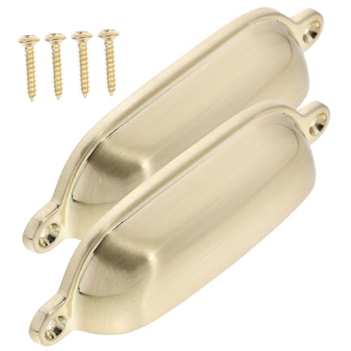 Gatuida 2 Stück Vintage Schrankgriffe aus Metall Robuste Möbelgriffe für Küchenschränke Kommoden und Kleiderschränke Einfache Montage Langlebige Tür Schubladengriffe in Gold Gebürstet Gatuida 2 Stück Vintage Schrankgriffe aus Metall Robuste Möbelgriffe für Küchenschränke Kommoden und Kleiderschränke Einfache Montage Langlebige Tür Schubladengriffe in Gold Gebürstet von Gatuida
