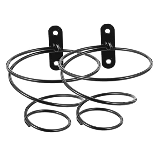 Gatuida 2 Stück Wandmontiertes Weinregal Teilig Metall Flaschenhalter für Einzelne Weinflasche Robustes Displayregal Platzsparend Glatte Kanten für Küche Esszimmer Barbereich von Gatuida