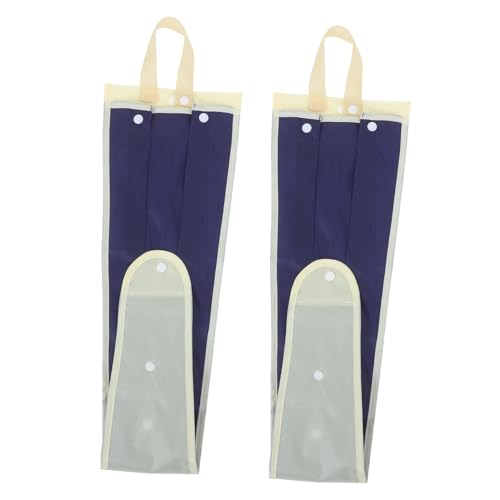 Gatuida 2 Stück Wasserdichte Faltbare Regenschirmtasche für Auto Tragbare Aufbewahrungshülle Passend für Lange und Faltbare Schirme Schützt Sitz vor Nässe Praktisches Reise accessoire von Gatuida