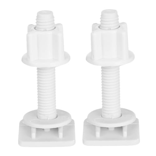 Gatuida 2 Stück Wc Sitz Schraubensatz Abs Toilettensitz Befestigung Schrauben Ersatzteile Antiloosening Schnellmontage für Vielfältige Toilettensitze Zuhause und Öffentlichkeit von Gatuida
