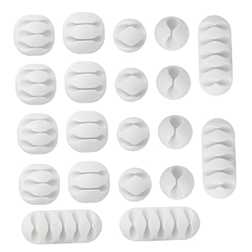 Gatuida 2satz Kabelclip-organizer Drahtclip-organizer Schreibtisch-kabel-organizer Set Mit Mehrloch-tpr-kabelbefestigung Spulenwickler Und Kombinationswickelwerkzeug Weiß Gatuida 2satz Kabelclip-organizer Drahtclip-organizer Schreibtisch-kabel-organizer Set Mit Mehrloch-tpr-kabelbefestigung Spulenwickler Und Kombinationswickelwerkzeug Weiß von Gatuida