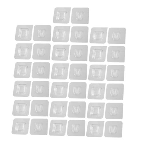 Gatuida 20 Sätze Transparent Selbstklebende Doppelseitige Wandhaken Ohne Bohren Ölbeständige Multifunktionshaken für Router Steckdosen Werkzeughalter Abnehmbare Befestigung für Küche Bad Gatuida 20 Sätze Transparent Selbstklebende Doppelseitige Wandhaken Ohne Bohren Ölbeständige Multifunktionshaken für Router Steckdosen Werkzeughalter Abnehmbare Befestigung für Küche Bad von Gatuida