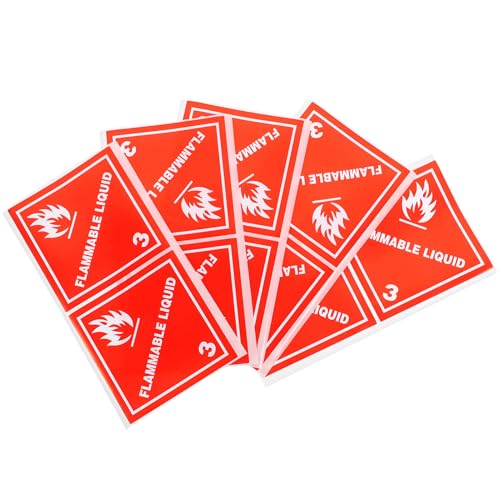 Gatuida 20 Stück Flammable Liquid Warning Stickers Selbstklebende Gefahrstoffetiketten mit Weißem Text für Luft Seetransport Wasserfest Vielseitig Einsetzbar in Industrie und Versand Gatuida 20 Stück Flammable Liquid Warning Stickers Selbstklebende Gefahrstoffetiketten mit Weißem Text für Luft Seetransport Wasserfest Vielseitig Einsetzbar in Industrie und Versand von Gatuida