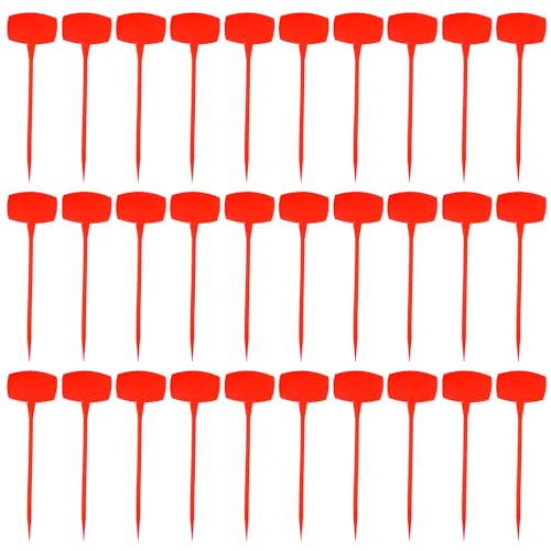 Gatuida 20 Stück Pflanzenetiketten aus Kunststoff, 40 cm, für Kinderzimmer, Garten, Markierungen, Pflanzenetiketten, Markierungen für den Innen- und Außenbereich, Kräuter, Blumen, Gemüse von Gatuida