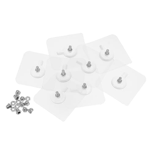 Gatuida 20 Stück Selbstklebende Schraubnägel Transparent Stark Haftende Klebehaken Für Glatte Oberflächen Wie Fliesen Und Belastbar Für Bilderrahmen Und Dekoration Zuhause Gatuida 20 Stück Selbstklebende Schraubnägel Transparent Stark Haftende Klebehaken Für Glatte Oberflächen Wie Fliesen Und Belastbar Für Bilderrahmen Und Dekoration Zuhause von Gatuida