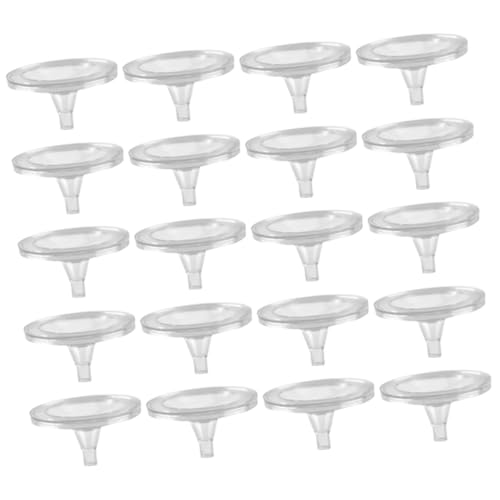 Gatuida 20 Stück Teiliges Klarer Kugelhalter für Gartenbrunnen Stabiler Kugelständer Ø Transparentes Display für Kristallkugeln für Wohn Büro und Gartendekoration von Gatuida
