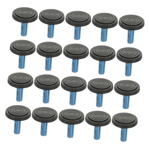 Gatuida 20 Stück Teiliges Möbel Nivellierfüße aus Robustem Eisen Verstellbare Tisch und Stuhlbein Leveler Einfache Montage Langlebig Geeignet für Schrank Sofa Regal Bodenschutz von Gatuida