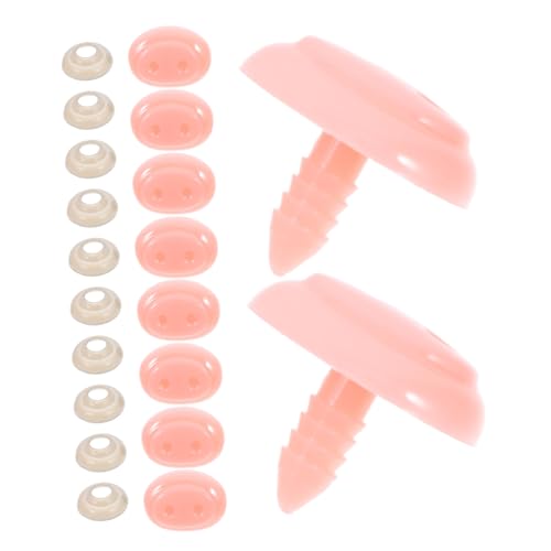 Gatuida 20 Stück Teiliges Rosa Kunststoff sicherheitsnasen Set mit Schrauben und Unterlegscheiben Kunststoffplüschnasen für DIY Plüschtier Amigurumi und Häkeltiere Sichere Befestigung für Gatuida 20 Stück Teiliges Rosa Kunststoff sicherheitsnasen Set mit Schrauben und Unterlegscheiben Kunststoffplüschnasen für DIY Plüschtier Amigurumi und Häkeltiere Sichere Befestigung für von Gatuida