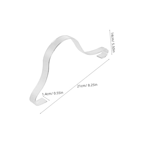 Gatuida 20 Stück Transparente Schuhstützen für Sommerschuhe und Sandalen Innere Schuhhalter aus Kunststoff Stabiler Schuhorganizer für Schuhgeschäft auslage und Schuhaufbewahrung von Gatuida