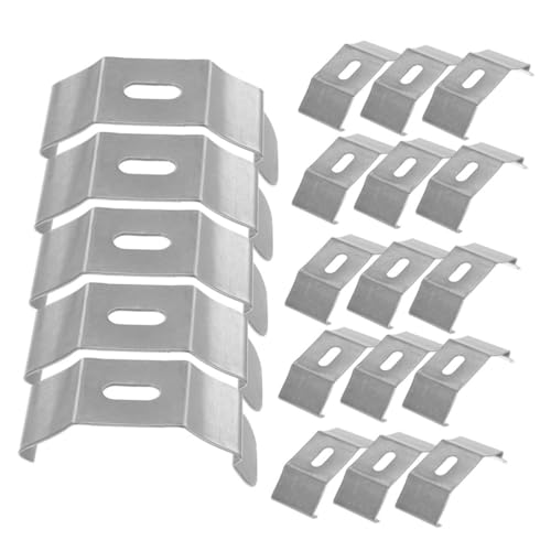 Gatuida 20stücke Vertikale Jalousien Halterungen Befestigungsclips Für Fensterdekoration Mini-jalousien Zubehör Installieren Für Stabile Und Sichere von Gatuida