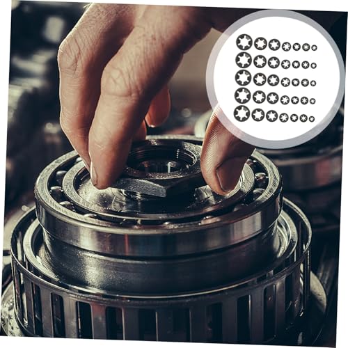 Gatuida 210 Stück Teiliges Kohlenstoffstahl Innenzahn Plättchen Unterlegscheiben Hochpräzise Achsen sicherungsringe mit Vielseitiger Anwendung Robuste Befestigung für Wellen und Gatuida 210 Stück Teiliges Kohlenstoffstahl Innenzahn Plättchen Unterlegscheiben Hochpräzise Achsen sicherungsringe mit Vielseitiger Anwendung Robuste Befestigung für Wellen und von Gatuida