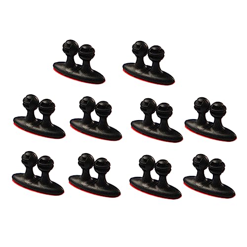 Gatuida 24Stücke Kabelklemmen Praktische Kabelbinder für Auto und Büro Selbstklebend Halterungen zur Kabelorganisation Schwarz für Schreibtisch und Wandmontage Gatuida 24Stücke Kabelklemmen Praktische Kabelbinder für Auto und Büro Selbstklebend Halterungen zur Kabelorganisation Schwarz für Schreibtisch und Wandmontage von Gatuida