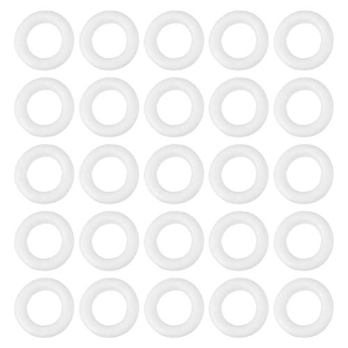 Gatuida 25 STK Adventskranz Aus Schaumstoff Schaumstoffring Aus Styropor Bastelschaumring DIY Bastelschaum ?e Polystyrolkugel Kunstprojekte Schaumrosenring Eps-Schaum Kind Weiß Base Eben Gatuida 25 STK Adventskranz Aus Schaumstoff Schaumstoffring Aus Styropor Bastelschaumring DIY Bastelschaum ?e Polystyrolkugel Kunstprojekte Schaumrosenring Eps-Schaum Kind Weiß Base Eben von Gatuida
