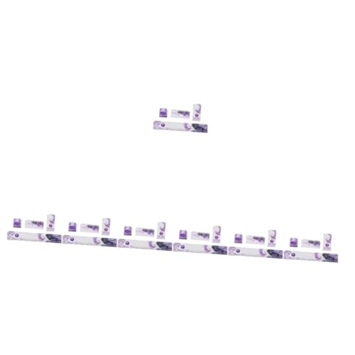 Gatuida Weiße Tastatur 28 STK Tastenkappe Tastaturzubehör Dekorative Tastatur Tastatur-Aufkleber Tastaturschutz Tastatur-dekor Aufkleber Für Computertastaturen Notizbuch Pbt Violett Laptop von Gatuida
