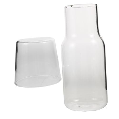 Gatuida 2Er Set Badezimmerglas Saft Milchkrug Nachtwasserkrug Wasserkaraffe Und Glas Saftkrug Nachtwasserkaraffe Schlafzimmer Nachttisch Glas Transparentes Borosilikatglas Gatuida 2Er Set Badezimmerglas Saft Milchkrug Nachtwasserkrug Wasserkaraffe Und Glas Saftkrug Nachtwasserkaraffe Schlafzimmer Nachttisch Glas Transparentes Borosilikatglas von Gatuida