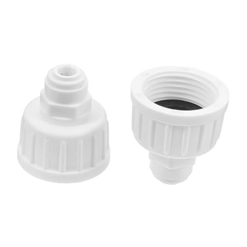 Gatuida 2Stücke Schnellstecker für Nebelsysteme Gerade Mister Adapter für Gartenrohranpassungen Einfache Installation und Langlebige Konstruktion für Effiziente Erweiterung von Gatuida