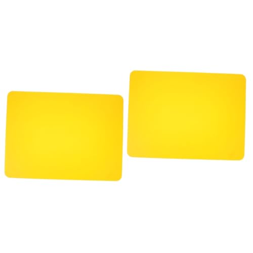 Gatuida 2st Tisch Kerl Teppich Hitzebeständige Matte Outdoor-Decke Abs Keine Badematte Im Freien Luftdicht Die Hitze Küchenarbeitsplattenschutz Herd Nicht Mesa Orange PVC von Gatuida