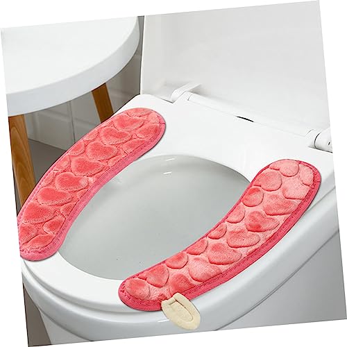 Gatuida 3 Paare Waschbare Plüsch Toilettensitzauflagen Herzförmig Weiche Wc Sitzkissen In Grün Für Komfortables Badezimmergefühl Gatuida 3 Paare Waschbare Plüsch Toilettensitzauflagen Herzförmig Weiche Wc Sitzkissen In Grün Für Komfortables Badezimmergefühl von Gatuida