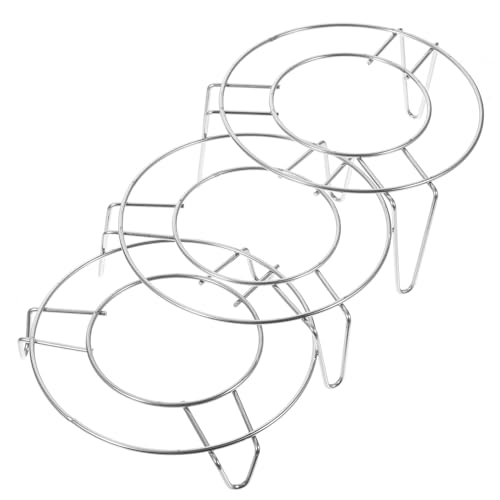 Gatuida 3 Stück Edelstahl Dampfgarer Rundes Steaming Rack Beine Küchenzubehör Leicht Kompakt Schnelle Hitzeverteilung Langlebig Sicher für Gemüse Topf Einsatz Gatuida 3 Stück Edelstahl Dampfgarer Rundes Steaming Rack Beine Küchenzubehör Leicht Kompakt Schnelle Hitzeverteilung Langlebig Sicher für Gemüse Topf Einsatz von Gatuida