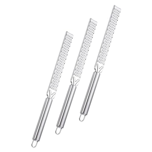 Gatuida 3 Stück Edelstahl Käsehobel Teiliges mit Langem Griff Vielseitig Einsetzbar als Zitronenschaber und Handreibe für Gemüse Obst Kartoffeln Robust Einfach zu Reinigen und Gatuida 3 Stück Edelstahl Käsehobel Teiliges mit Langem Griff Vielseitig Einsetzbar als Zitronenschaber und Handreibe für Gemüse Obst Kartoffeln Robust Einfach zu Reinigen und von Gatuida