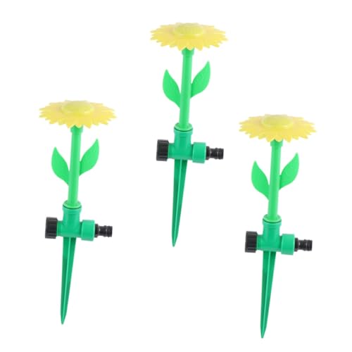 Gatuida 3 Stück Gelber Gartensprinkler mit Erdspieß Drehbarer Bewässerungsregner aus Robustem Kunststoff Vielseitiger Wassersprüher für Grünflächen Garten und Wasserspiel Einfache Gatuida 3 Stück Gelber Gartensprinkler mit Erdspieß Drehbarer Bewässerungsregner aus Robustem Kunststoff Vielseitiger Wassersprüher für Grünflächen Garten und Wasserspiel Einfache von Gatuida
