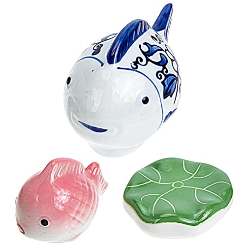 Gatuida 3 Stück Keramische Aquarium Dekoration Handbemalte Schwimmende Ornamente für Fischbehälter Sicherheitsmaterial Design für Aquarien und Schreibtische Gatuida 3 Stück Keramische Aquarium Dekoration Handbemalte Schwimmende Ornamente für Fischbehälter Sicherheitsmaterial Design für Aquarien und Schreibtische von Gatuida