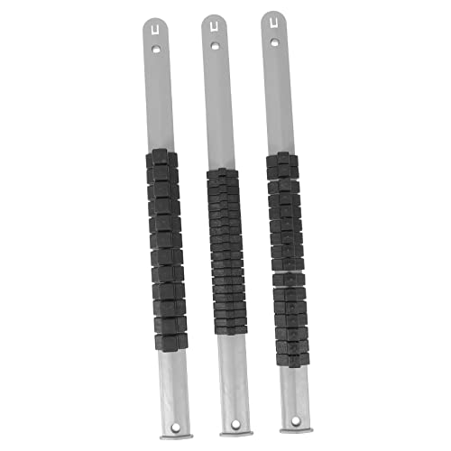 Gatuida 3 Stück Magnetischer Steckschlüssel Organizer Teilig Drive Stecknusshalter Stoßfestem für Garage und Werkzeugkoffer von Gatuida