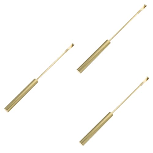 Gatuida 3 Stück Metall Pendeluhr Pendeluhrteile Uhr Pendelmechanismus Uhrzubehör Wanduhrmechanismus Teilbewegungen Mechanisches Wanduhrwerk Retro Golden von Gatuida