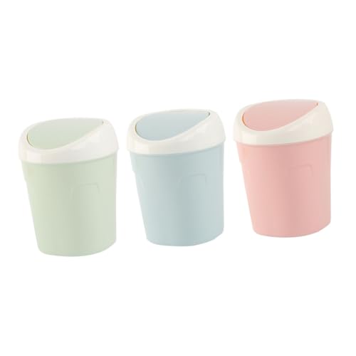 Gatuida 3 Stück Mini-Desktop-Mülleimer Schreibtisch Desktop-Papierkorb kleiner Eimer mit Deckel Arbeitsplatte kleine Schaukel behälter Abfalleimer mit Deckel Desktop -Mini -Müll kann pp Gatuida 3 Stück Mini-Desktop-Mülleimer Schreibtisch Desktop-Papierkorb kleiner Eimer mit Deckel Arbeitsplatte kleine Schaukel behälter Abfalleimer mit Deckel Desktop -Mini -Müll kann pp von Gatuida