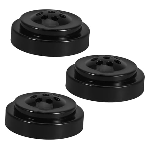 Gatuida 3 Stück Mini Flaggenhalter Kompakter Fahnenständer für Büro und Outdoor Stabiler Tisch Fahnenmast Basisständer mit Löchern Einfacher Gebrauch für Kleine Flaggen und Dekoration von Gatuida