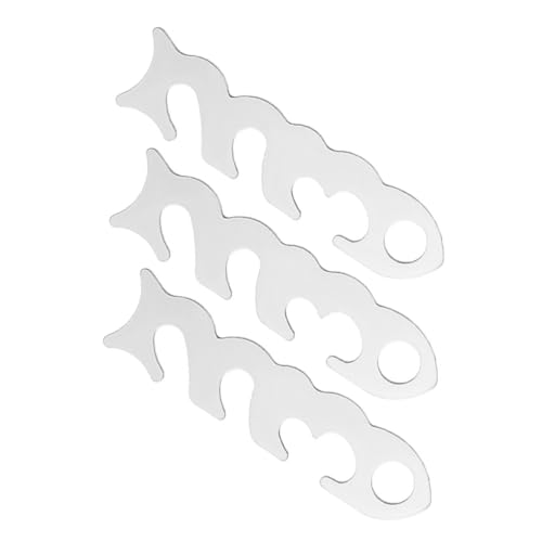 Gatuida 3 Stück Teiliges Edelstahl Zeltseil spannset mit Robustem Wind Rope Buckle Vielseitiger Seilspanner für Camping Zelt Markisen Reflektierend und Einfach Verstellbar Gatuida 3 Stück Teiliges Edelstahl Zeltseil spannset mit Robustem Wind Rope Buckle Vielseitiger Seilspanner für Camping Zelt Markisen Reflektierend und Einfach Verstellbar von Gatuida