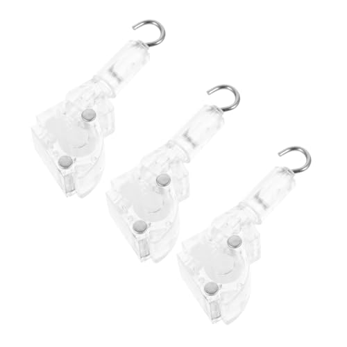 Gatuida 3 Stück Teiliges Metall Jalousie Neigungsmechanismus mit D Förmigem Zahnradverbinder Robuster Haken für Mini Rollos Einfache Montage Platzsparend Geeignet für Wohn und von Gatuida
