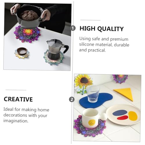 Gatuida 3 Stück Teiliges Silikonform für DIY Epoxidharz Untersetzer in Klein Mittel Groß Flexible Transparente Formen für Kreative Kristallharz Bastelprojekte und Individuelle Gatuida 3 Stück Teiliges Silikonform für DIY Epoxidharz Untersetzer in Klein Mittel Groß Flexible Transparente Formen für Kreative Kristallharz Bastelprojekte und Individuelle von Gatuida