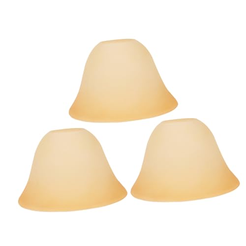 Gatuida 3 Stück Teiliges Vintage Glas Lampenschirme aus Hochwertigem Glas Stilvolle Decken Tischlampenabdeckung im Europäischen Design Staubschützende Lampenschirme für Haushalt und von Gatuida