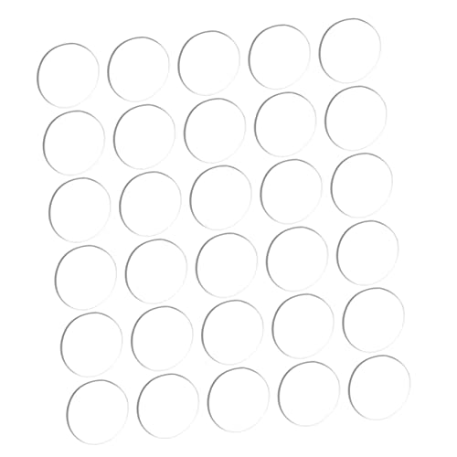 Gatuida 30 Stück Dichtung Ding Unterlage Schaukeln Shaker Hartholz Greifer Kein Schlupf Displayschutz Für Türknaufloch Befestigungselemente Ecke Stoßstange Stühle Nacht Gummi Transparent von Gatuida