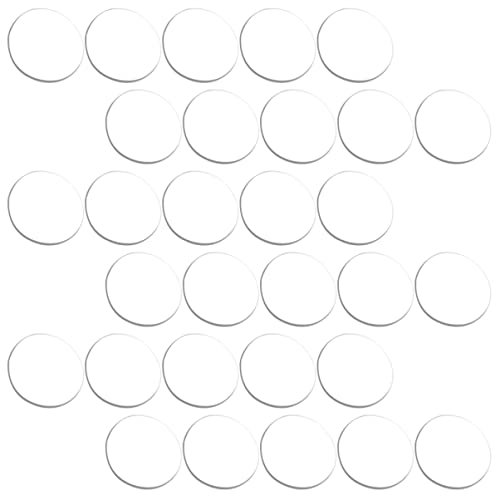 Gatuida 30 Stück Dichtung fußmatte erdungsmatte Tischmatte Anti- mat Windschutzscheibe Ersatz-Set für Uhrenarmbandstifte Binder Anti-Rutsch-Pads Möbelschutzpads Gummi Transparent von Gatuida