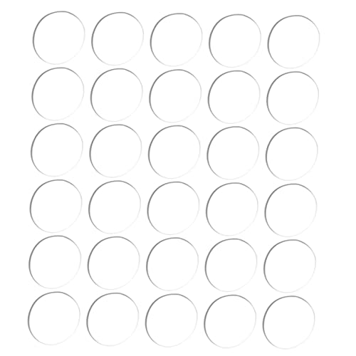 Gatuida 30 Stück Dichtung schutzfolien fußmatte antirutsch pad rutschfeste Matte erdungsmatte klebrig Anti-Teppich-Pad hoch bodenschutzmatte Stuhlbeinpolster Möbelpolster Gummi Transparent von Gatuida