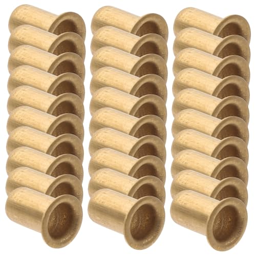 Gatuida 30 Stück Teiliges Regalstützstifte aus Hochwertigem Kupfer Korrosionsbeständige Metall Regalbretthalter für Schränke Bücherregale und Möbel Einfache Montage ohne Bohren Langlebige von Gatuida