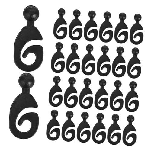 Gatuida 30stücke Vorhanghaken Für Gartenpavillons Ohne Werkzeug Installierbar Aus Robustem Kunststoff Für Zelte Und Außenüberdachungen Zur Befestigung Von Sichtschutzelementen von Gatuida