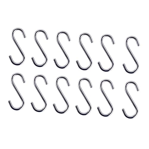 Gatuida 36 Stück Teiliges S Haken Premium Schwere Aufhänger für Küche Bad Kleidung Handtücher Vielseitig Rostfrei Platzsparendes Design Geeignet für Rundstangen und Schienen Gatuida 36 Stück Teiliges S Haken Premium Schwere Aufhänger für Küche Bad Kleidung Handtücher Vielseitig Rostfrei Platzsparendes Design Geeignet für Rundstangen und Schienen von Gatuida