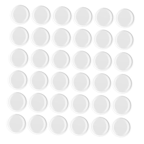 Gatuida 36 Stück Teiliges Transparente Selbstklebende Silikon Möbelpuffer Geräuschdämpfende Schutzpads für Schränke Glasplatten und Möbel rutschfest und Stoßabsorbierend von Gatuida