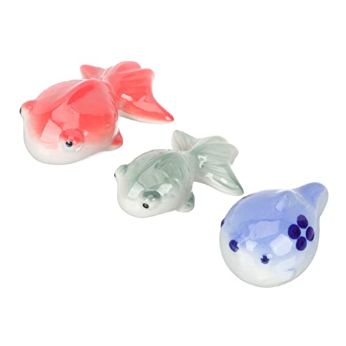 Gatuida 3stücke Keramische Schwimmende Fische Für Aquarium Dekoration Langlebiges Material Für Fischbecken Teich Und Ornamente Für Aquarien Und Innenräume von Gatuida