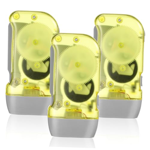 Gatuida 3stücke Outdoor Notfall Taschenlampe Handkurbel Led Licht Camping Tragbar Für Stromausfälle Und Rucksacktouren von Gatuida