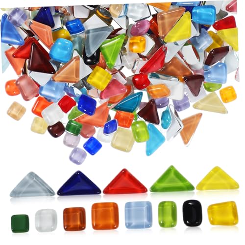 Gatuida 3er Pack Glas Mosaiksteine für Bastelarbeiten Bunte DIY Patches Sichere Glatte Glasstücke in Verschiedenen Farben für Kreative Mosaikprojekte Gatuida 3er Pack Glas Mosaiksteine für Bastelarbeiten Bunte DIY Patches Sichere Glatte Glasstücke in Verschiedenen Farben für Kreative Mosaikprojekte von Gatuida
